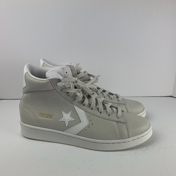 Converse Other - Converse Pro Leather Grey Suede White One Star